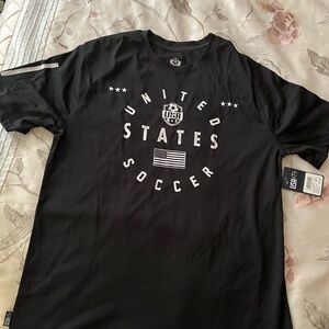 Nike Black United States Soccer T-Shirt size medium